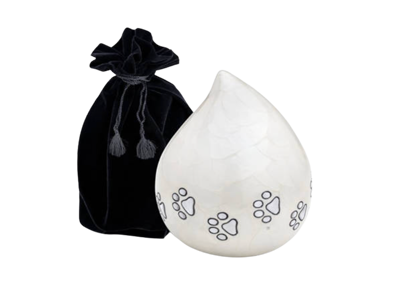 Love Drop Urn White