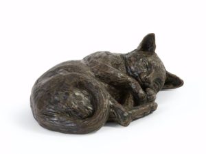 Petributes Cast Resting Cat Urn | Pet Urns